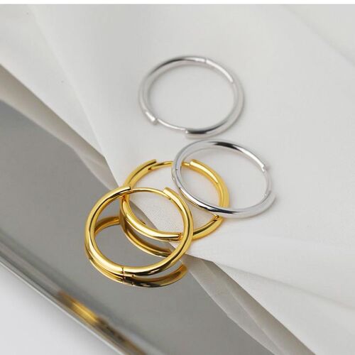 1 Pairs Punk Multiple Stainless Steel Stud Earrings Men Wome