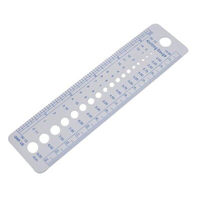 Knitting Tools Export Sweater Needle Gauge Plastic Gauge Nee