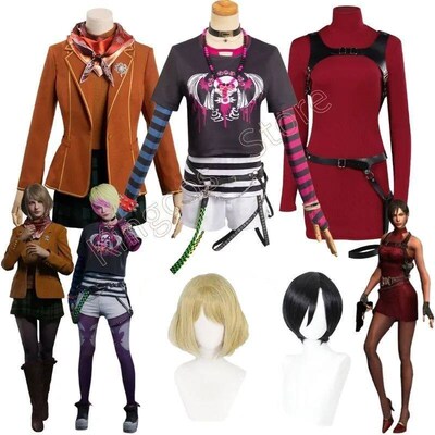 Kostum Cosplay Resident 4 remover Ashley pakaian Fantasia ga