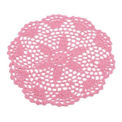 1PC Round Hand Crocheted Vintage Crochet Table Place Mat