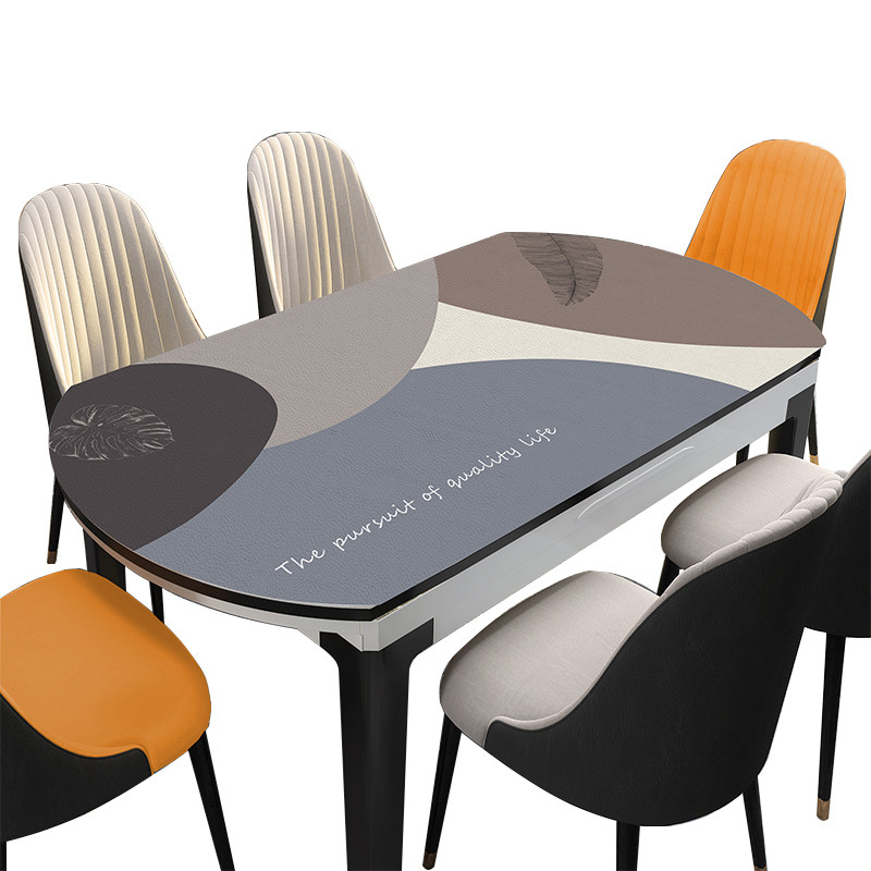 椭圆形桌垫圆形桌折叠弧形桌布防水防油免洗防烫茶几垫皮革餐桌布,居家布艺,桌布,淘宝优惠券,粉丝福利购,淘宝优惠卷