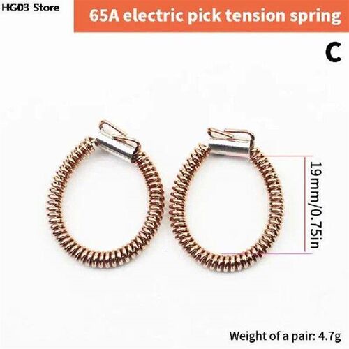 New 1pair 9mm Stator Spring Pure Copper Ear Spring For