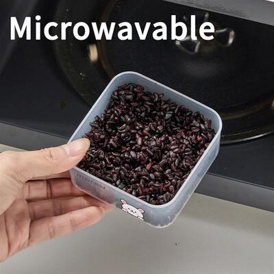 Mini Portable Plastic Food Container With Lid Reusable Fruit