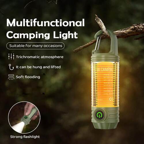 LED Multi Functional Outdoor Camping Light Rechargeable Flas