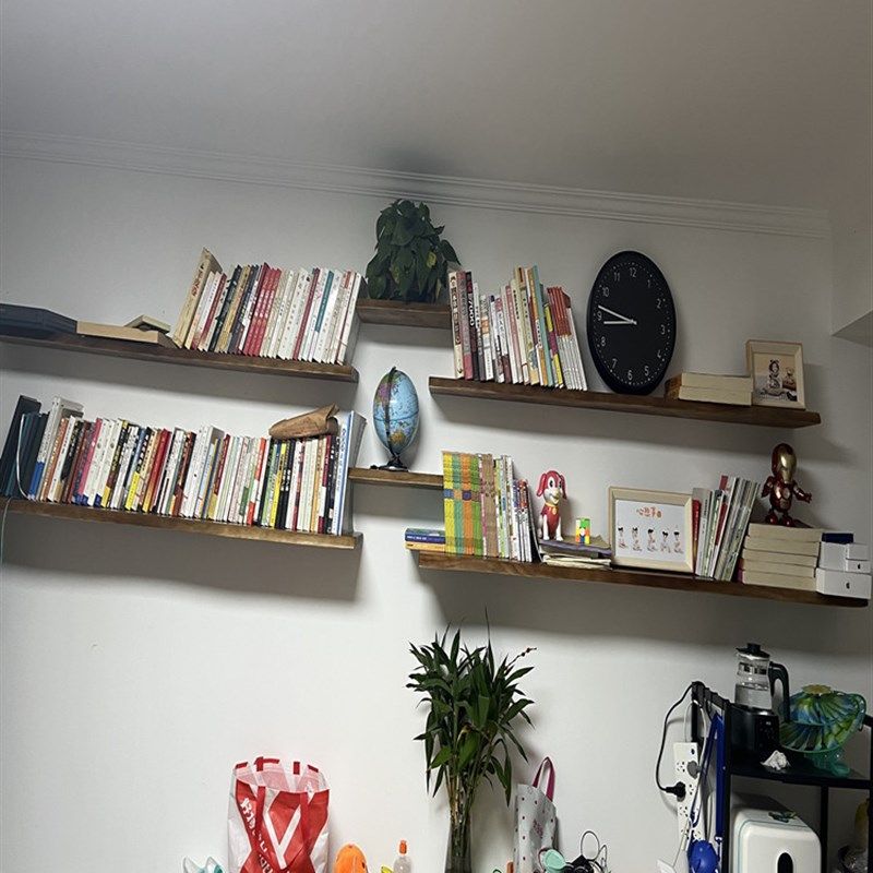 墙上置物架复古实木一字隔板层板壁挂原木不规则客厅层书架背景墙,住宅家具,搁板/置物架/家用陈列架,淘宝优惠券,粉丝福利购,淘宝优惠卷