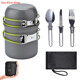 Camping Set Tableware Cookware Foldable Kit Outdoor