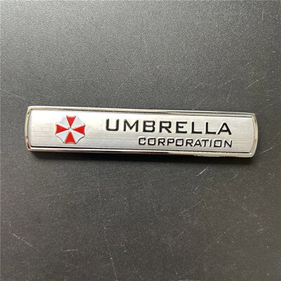 1Pcs Car styling 3D Aluminum alloy Umbrella corporation car