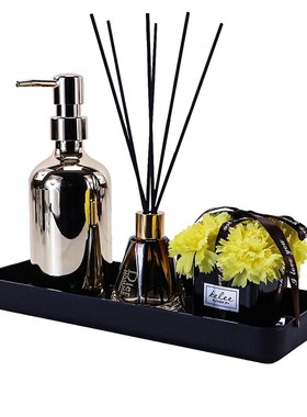 样板房卫生间浴室柜摆件洗手台洗漱装托盘香薰饰品民宿公寓软装