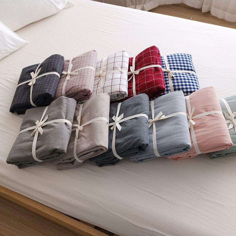 虽白 类水洗单品全棉素色条纹格子学生宿舍私人订制,床上用品,被套,淘宝优惠券,粉丝福利购,淘宝优惠卷