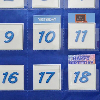 Shool Classroom Calendar Poket Chart Wall Calendar & Weather