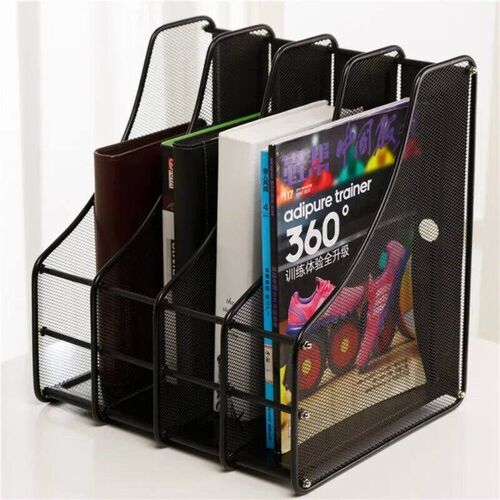 Metal Mesh Desktop Basket Resume File Folder Holders Detacha