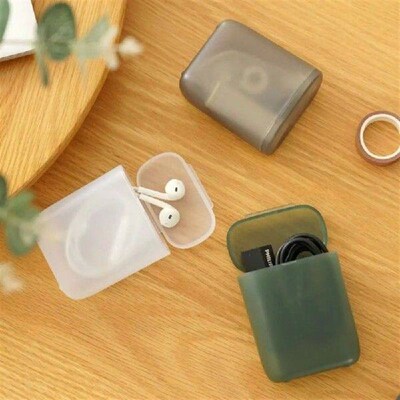 Office Supplies Dustproof Data Cable Storage Box