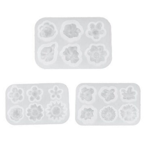 Resin Crystal Epoxy Mold Small Flowers Decorations Casting S