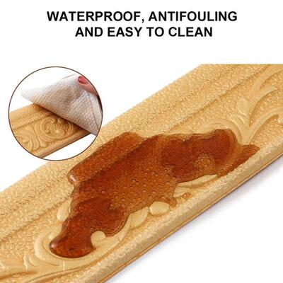 10m/Roll 3D Wall Trim Line Skirting Border Self Adhesive Wat