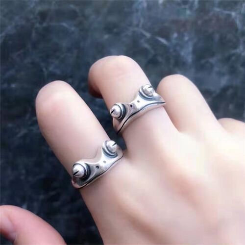 Bohemian Vintage Frog Animal Rings For Women Frog Toad Metal