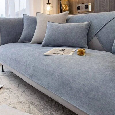 Nordic Chenille Sofa ver Mat Four Seasons Universal Non-Slip