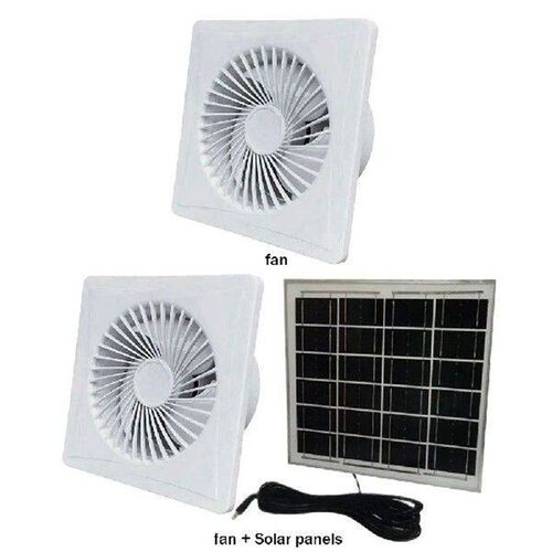 Solar 12V Air Vent Window Wall Fan High Speed Ventilation