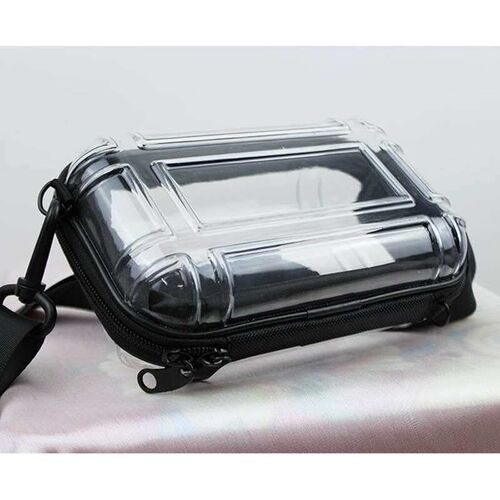 PC Transparent Cosmetic Bag Portable Travel Overnight Bag Cr