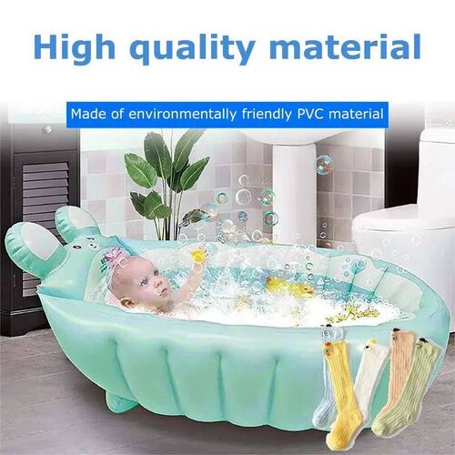 Baby Swimming BathTub Kids Portable Non Slip Travel Bathtub