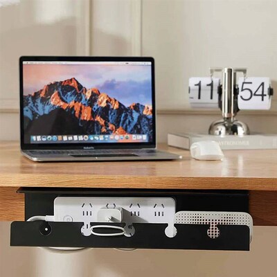 2024 Under Desk Cable Management Cable Tray Under Desk With