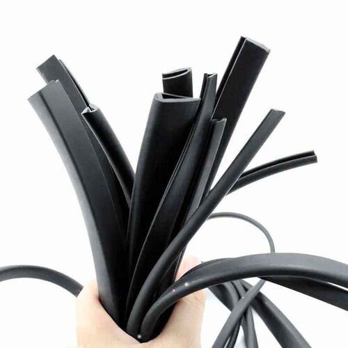 1/2/3/5/10M Black Rubber Edge Strip U Section Anti Oil Seal