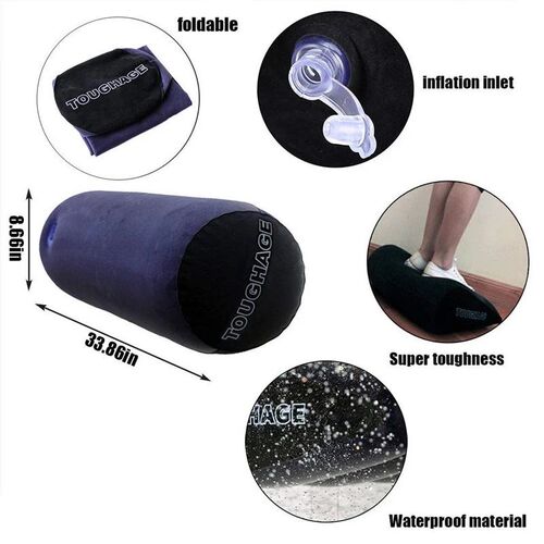 Multifunctional Inflatable Long Body Pillow Lumbar Leg Yoga