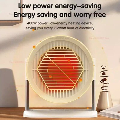 Portable Warm Air Blower Electric Foot Heater Small Space He