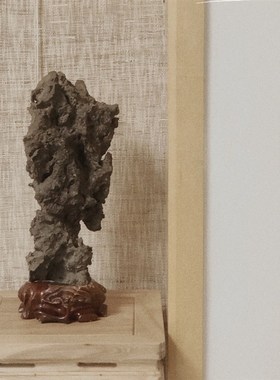 园冶志 文人空间 太湖石 苏工底座 家居摆件饰品茶室书房精品奇石