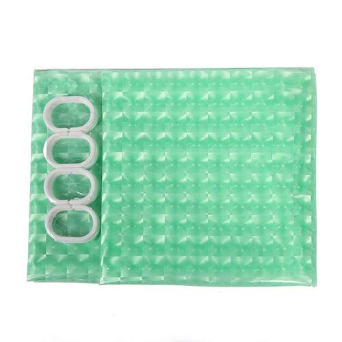 。EVA shower curtain 3D three dimensional mould proof transl