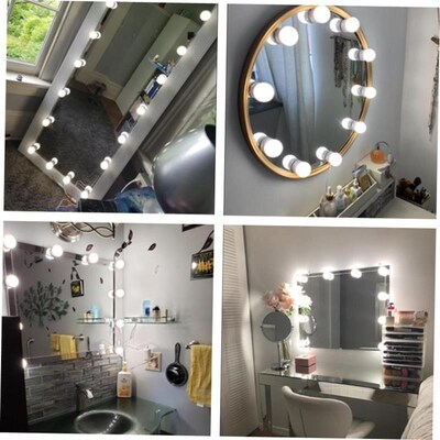 LED Make up Mirror Light Bulbs USB Hollywood Vanity Makeup M