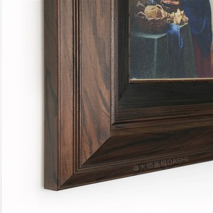 大师画框实木油画画框装裱定制欧式复古大宽度挂墙装饰相框洗照片