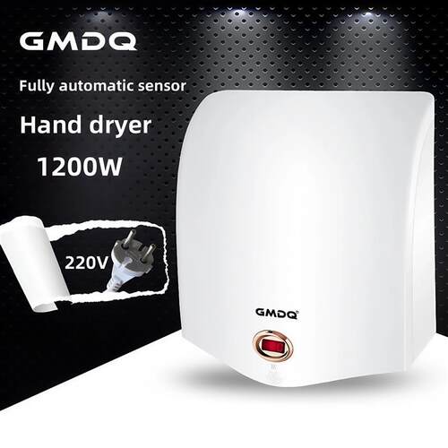 utomatc Hand Dryer, 9.8*5.5*9.8 nches, wth Led Temperature D
