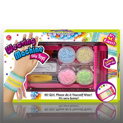 DIY Handmade Knitting Art Craft Activity Weaving Machine Bra