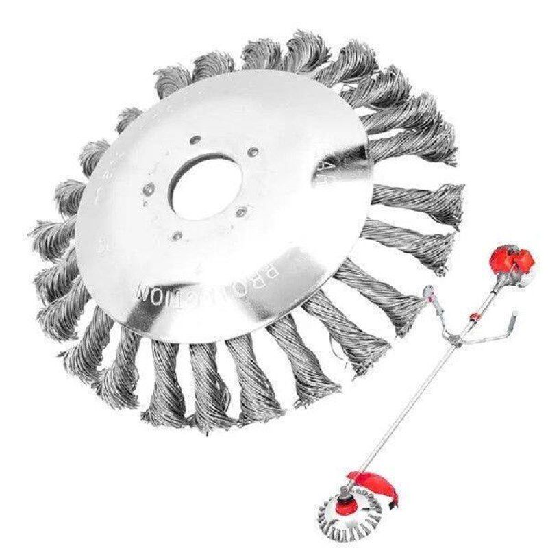 Unbreakable Wired Trimmer Blade Weeds Whacker Blades 6 In