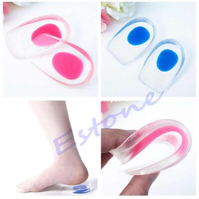 Gel Shoes Pads Cushion Heel Cup Insoles Massag