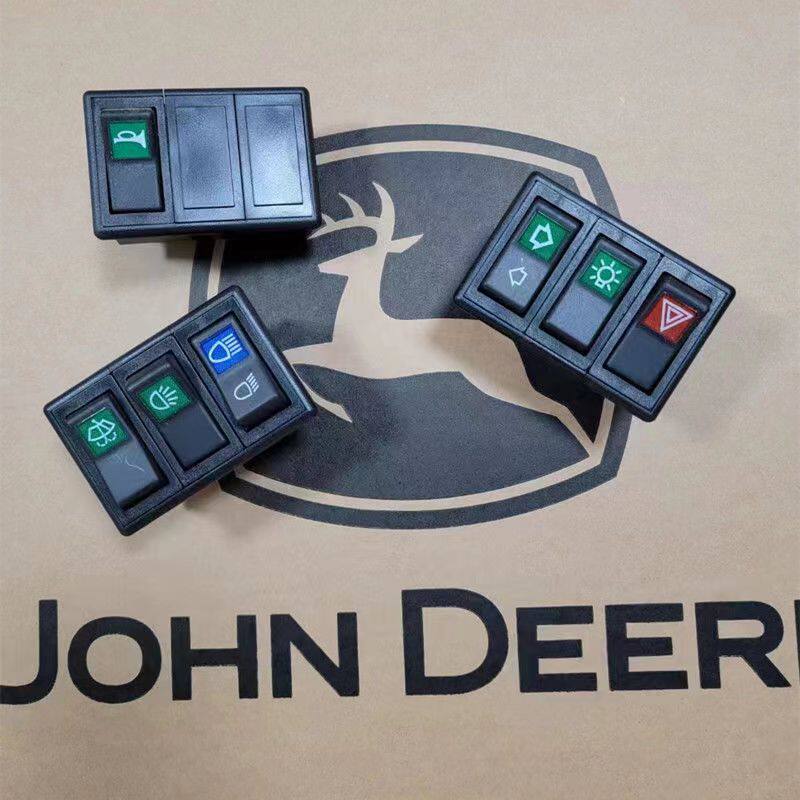 约翰迪尔拖拉机配件电器三联开关客厅灯雨刷开迪尔904 1054 1204