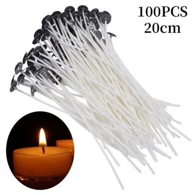 105PCS/Set Smokeless Scented Candle Wicks Soy Wax Core Wood