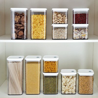 container food storage box kitchen cans for bulk cereal bloc