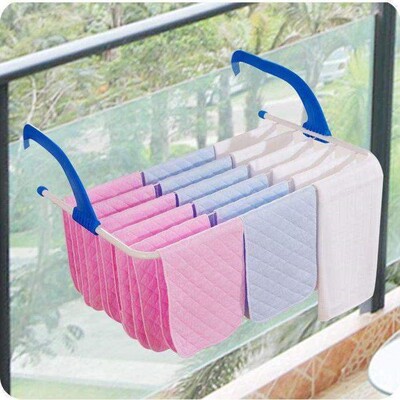 foldable clothes hanger bathroom balcony hook towel hanger