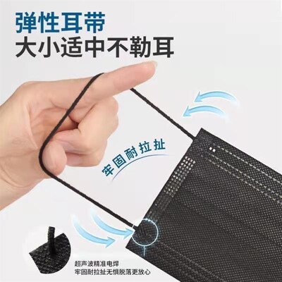 100pcs Facemasks Disposable face mask 3ply Earloop masks