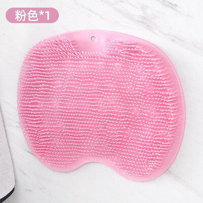 Back Scrubber Shower Brush Lazy Back Scrub Pad Wall Suction