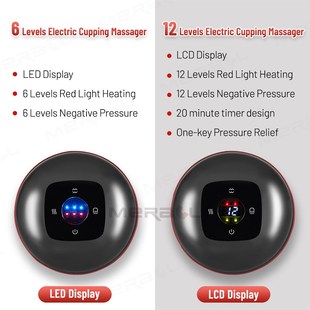 Electric Vacuum Cupping Massage Body Cups Anti-Cellulite The