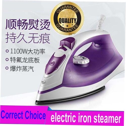 electric compact iron steam soleplate clothes steamer 熨斗