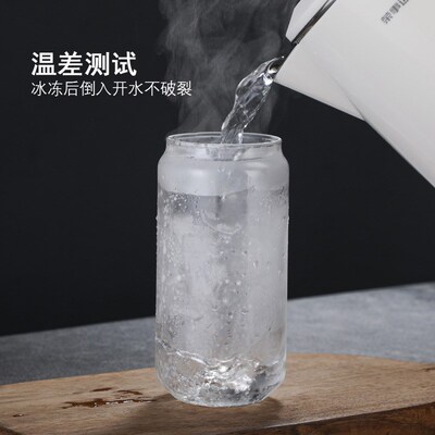 600ML cold drink glass with lid and straw juice cup