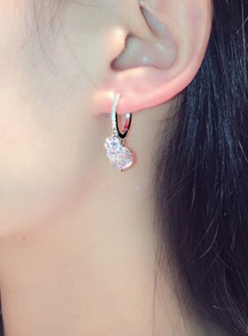 Korea New 2022 Exquisite Super Shine Earring Tassels Romanti