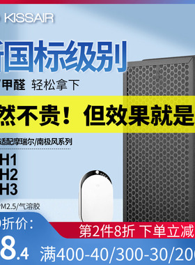适配摩瑞尔空气净化器过滤芯南极风K00/K00过滤网装PM