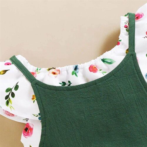 Toddler Girl Set 1-5 Years Kids Baby Girl Clothes Set Floral