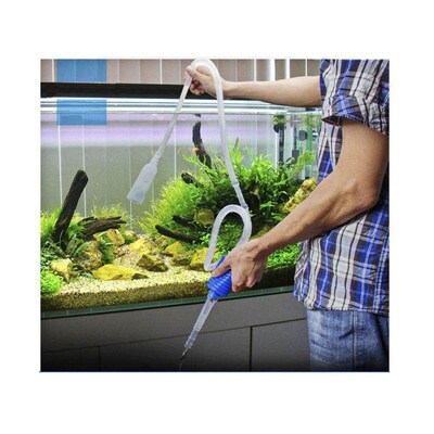 Aquarium Fish Tank Vacuum Gravel Water Filter Fish Tank Siph