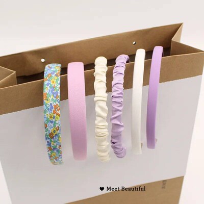 3/6/8PCS Set Fashion Women Cloth Hair Bands Headdress Headba