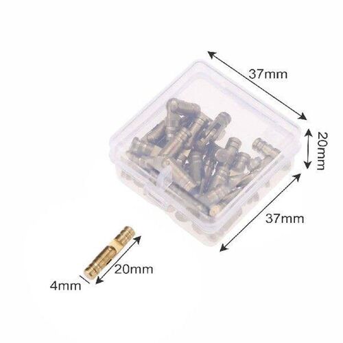 40pcs/box Concealed Barrel Hinges Solid Brass 4*20mm